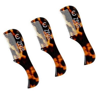 ZEUS Handmade Saw-Cut Mustache Comb - 3