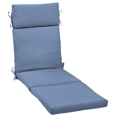 Arden Companies Better Homes and Gardens Outdoor Patio Chaise Cushion, Singing the Blue Texture