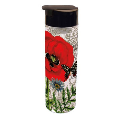 The Lang Companies LANG RED POPPY ACRYLIC INFUSER TUMBLER