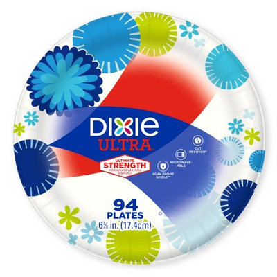 Dixie Ultra Paper Plates, 6 7/8', 94 Ct