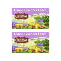 Celestial Seasonings Lemon Lavender Lane tea, Single Box 20 bags (Paclk of 2)