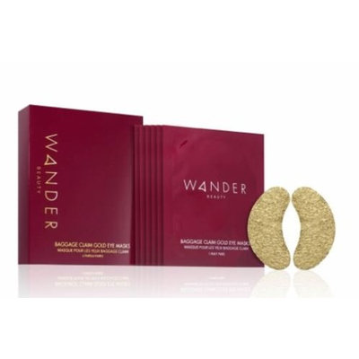 Wander Beauty Baggage Claim Gold Eye Masks! Six Pairs Per Box! Individually Packaged Gold Foil Eye Masks To Brighten, Hydrate And Reduce The Appearance Of Dark Circles! See Results Fast!