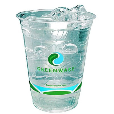 Fabri Kal Fabri-Kal 9509206.04 16 oz Greenware Cup Stock Print Clear - Case of 1000
