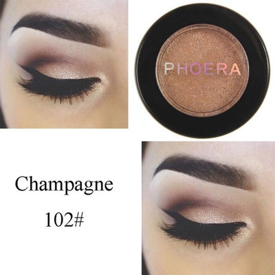 Exteren Natural Eye Shadow Makeup Shimmering Cosmetic Pearl Metallic Smoky Eyeshadow Palette