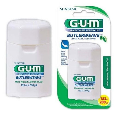 PACK OF 3 EACH GUM EX STR WEAVE MINTWAX FLOSS 200YD PT#7094201840