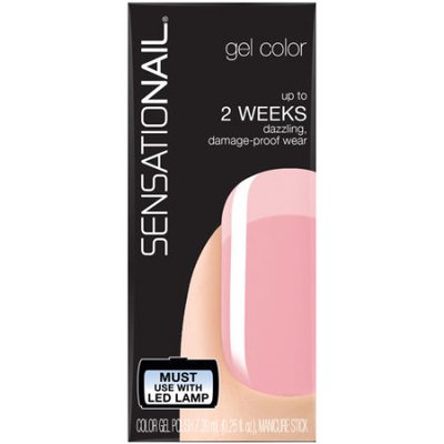 Pacific World Corporation SensatioNail Gel Color Nail Polish, Barely There, 0.25 fl oz