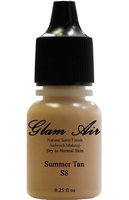 Sexy Sparkles Glam Air Airbrush Makeup Foundation S8 Summer Tan Satin Foundation Water-based Makeup (976) (Ideal for Normal to Dry Skin)