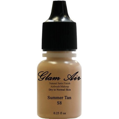 Sexy Sparkles Glam Air Airbrush Makeup Foundation S8 Summer Tan Satin Foundation Water-based Makeup (976) (Ideal for Normal to Dry Skin)