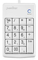 Perixx Keypad Peripad 201 PLUS, USB, weiB