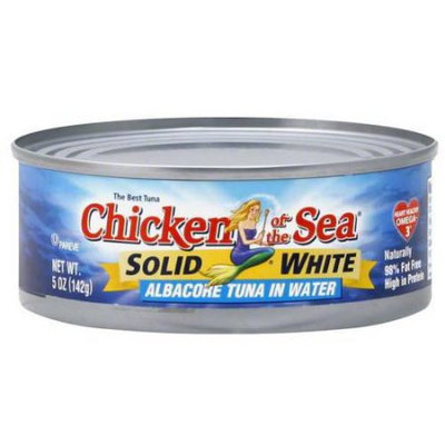 Chicken of the Sea Solid White Albacore Tuna in Water, 9 oz, (Pack of 4)