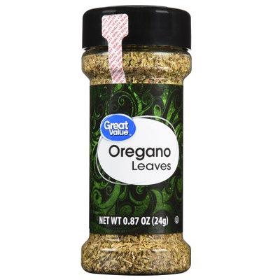 Great Value Oregano Leaves, 0.87 oz