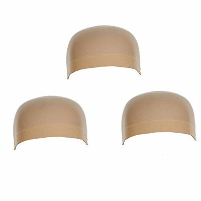 20Pcs Hair Mesh Wig Cap Hair Nets Wig Liner Hairnet Snood Glueless Dome Wig Cap Stretchable Elastic Hair Net