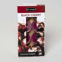 Dollaritemdirect CANDLE TEALIGHT 8PK BLACK CHERRY BOXED, Case Pack of 24