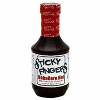Sticky Fingers Sauce Bbq Hot Habanero 18 OZ