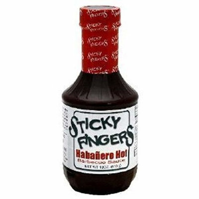Sticky Fingers Sauce Bbq Hot Habanero 18 OZ