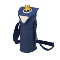 Picnic at Ascot Single Bottle Tote 11in Aegean
