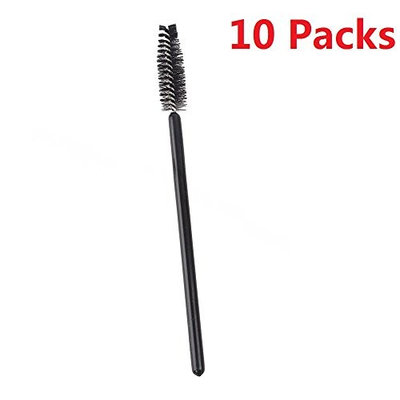 EVERMARKET(TM) Disposable Eyelash Mascara Brushes/Wands - 10 Packs