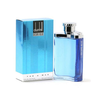 Alfred Dunhill Desire Blue London Eau de Toilette Spray for Men, 3.4 Ounce
