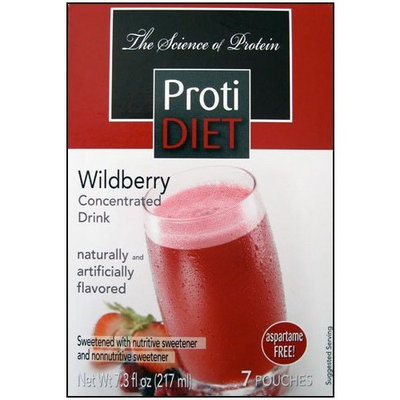 Proti Diet Concentrated Drink Mix (7 servings) (Wildberry, 7 Servings)
