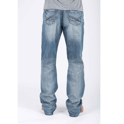 Tin Haul Regular Joe Fit Pcd Back Pkt W/Lined Deco Stitch Blue 31 S, 0420