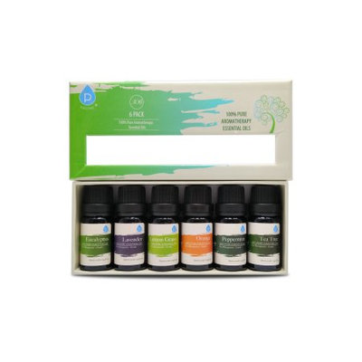 Pursonic 6 Piece 100% Pure Essential Aromatherapy Oils Gift Set