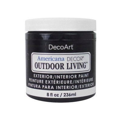 Americana Decor Outdoor Living Paint 8oz-Iron Gate