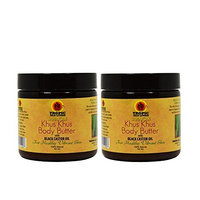 Tropic Isle Living Jamaican Khus Khus Body Butter with Black Castor Oil 4oz