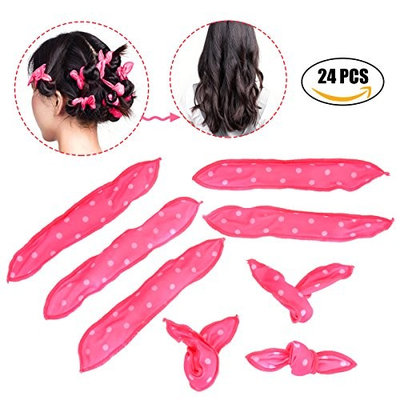 Biutee Hair culer roller 24 pcs set Hair Rollers Night Sleep Foam Hair Curler Rollers Hair Rollers DIY Sponge Hair Styling Rollers Tools