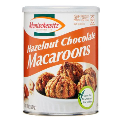Manischewitz Macaroon Cookies, Hazelnut Chocolate, 10 Oz