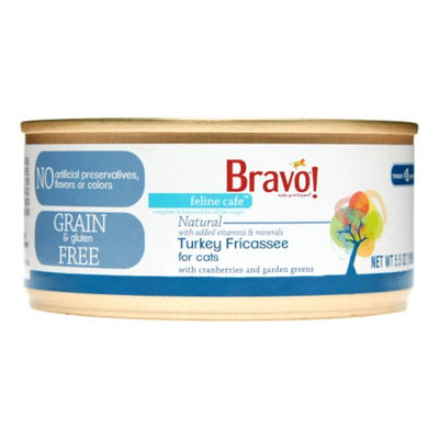 Bravo Feline Cafe Grain Free Turkey Fricassee Canned Cat Food