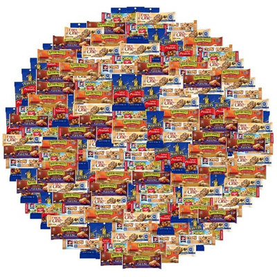 West End Foods Bulk Snacks Care Package Bundle Assortment Sampler, Variety Pack of 10 lbs, Nature Valley and Fiber One Granola Bars and Peanuts