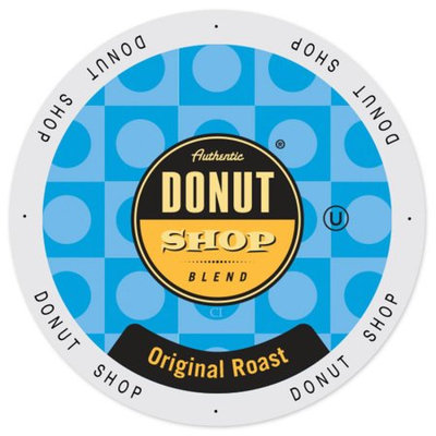 Single Cup Coffee Authentic Donut Shop Blend Original Roast, Single Serve Cup Portion Pack for Keurig K-Cup Brewers