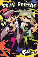 Splatoon Stay Fresh Video Gaming Poster 12x18