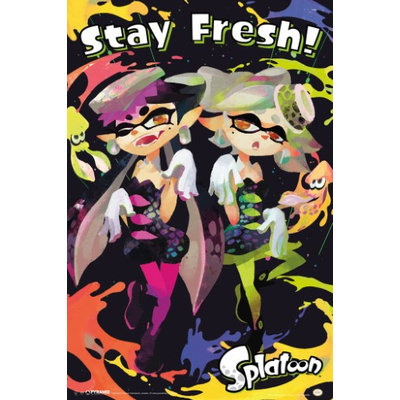 Splatoon Stay Fresh Video Gaming Poster 12x18
