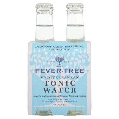 Fever Tree Mediterranean Tonic Water (4x200ml) - Pack of 2