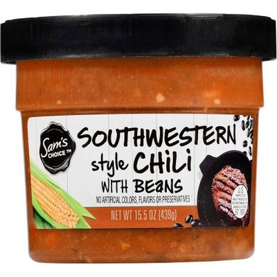 Sam's Choice Southwestern Style Chili With Beans