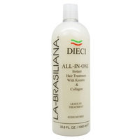 La Brasiliana La-Brasiliana Dieci All-In-One Instant Hair Treatment 1000ml/33.8oz