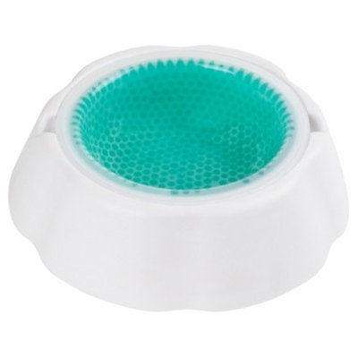 Petmaker Pet Bowl White Turquoise
