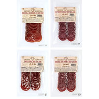 ALEF Uncured All Natural Salami 4 Flavor Variety Pack w/Bresaola Seasoned Air Dry Beef, Authentic Beef Dry Salami, Signature Dry Salami, Brussel Dry Pork & Beef Salami
