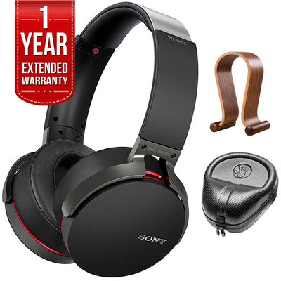 Sony XB950B1 Extra Bass Wireless Headphones 2017 model Black w/ Warranty Bundle