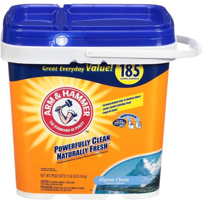 ARM & HAMMER Alpine Clean Laundry Detergent Powder, 185 loads, 11.42 lbs
