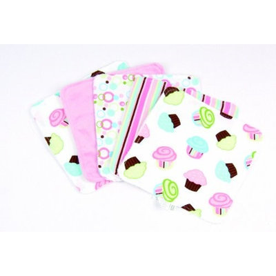 Trend Lab 101967 Blooming Bouquet Wash Cloth- 5-Pack Set
