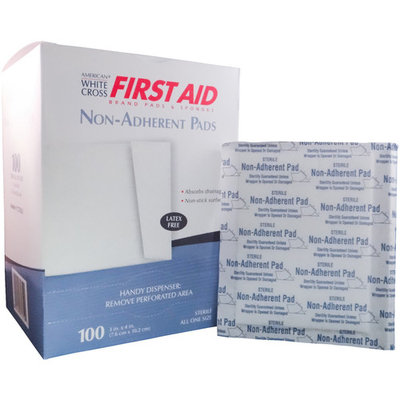 American White Cross Brand Non-Adherent STERILE Gauze Pad 12 ply 3