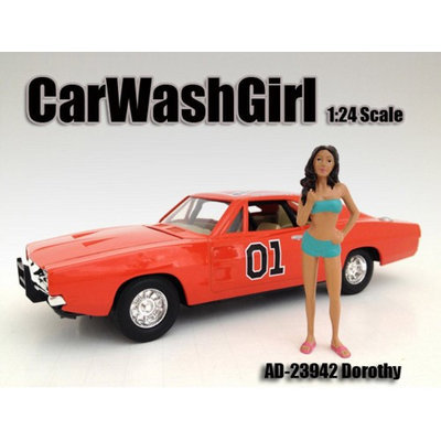 American Diorama 23942 Car Wash Girl Dorothy Figure for 1-24 Scale Models