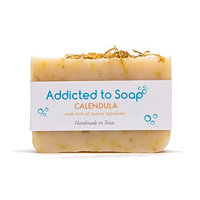 Addicted to Soap – Calendula Soap | Specially Formulated – All Natural Ingredients for Perfectly Clean Skin and a Beautifully Refreshing Scent - Handmade with Love in Texas