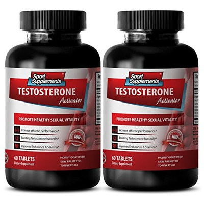 Tongkat ali extract - Testosterone Activator - Increase athletic performance (2 Bottles - 120 Tablets)