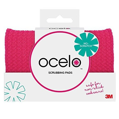 ocelo Non-Scratch Cleaning Pad, Colors and designs may vary (2 Pads Total)