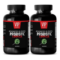 Probiotic complex - ADVANCED BLENDED PROBIOTIC COMPLEX - Reduces Candida - 2 Bottles 120 capsules
