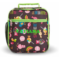 Personalized Playful Print Lunch Box, Name