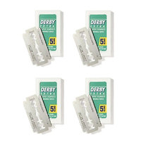 Derby Extra Double Edge Blades, 5 ct. (Pack of 4) + FREE Old Spice Deadlock Spiking Glue, Travel Size, .84 Oz